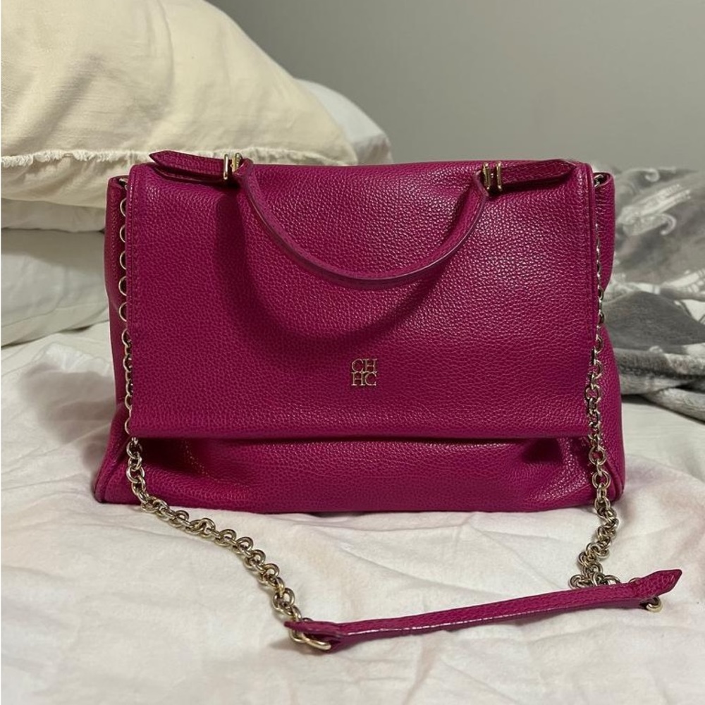 Carolina Herrera Fuchsia Purse